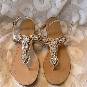 David’s bridal wedding sandals